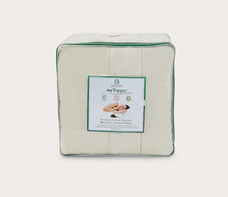 Sleep & Beyond myTopper® Wool Mattress Topper - Image 2