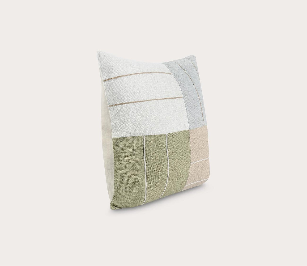 Niya Wheat Green Multi Throw Pillow by Villa by Classic Home