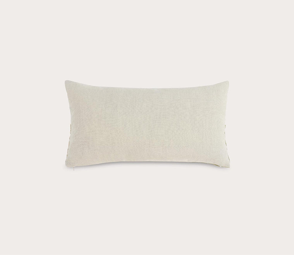 Niya Wheat Green Multi Throw Pillow by Villa by Classic Home