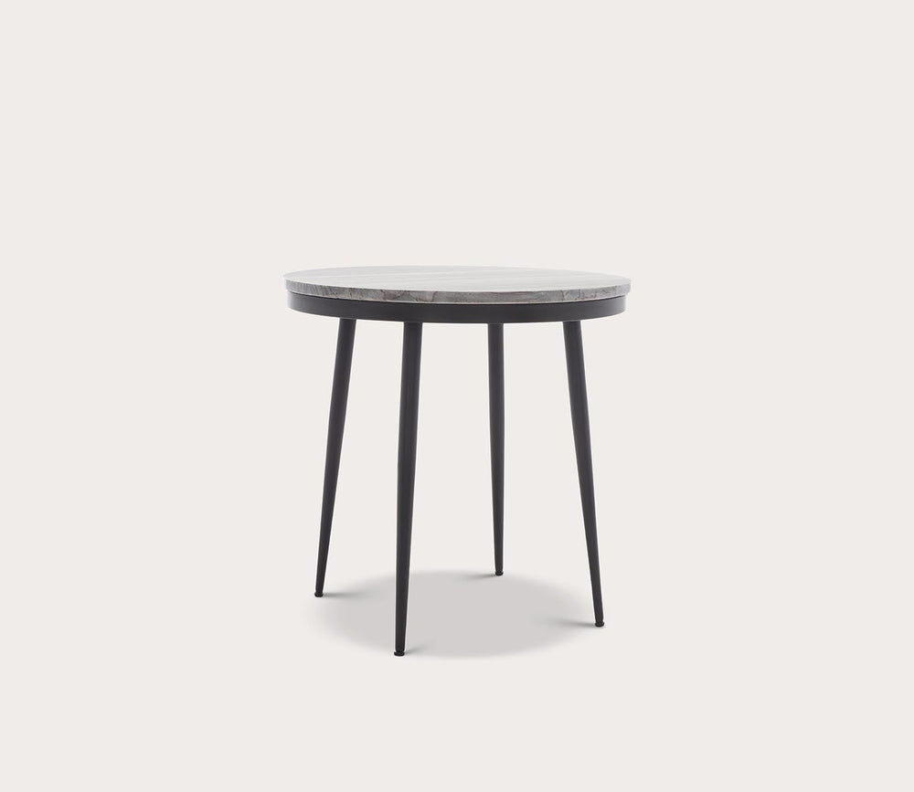 Nylah Marble Side Table by Safavieh