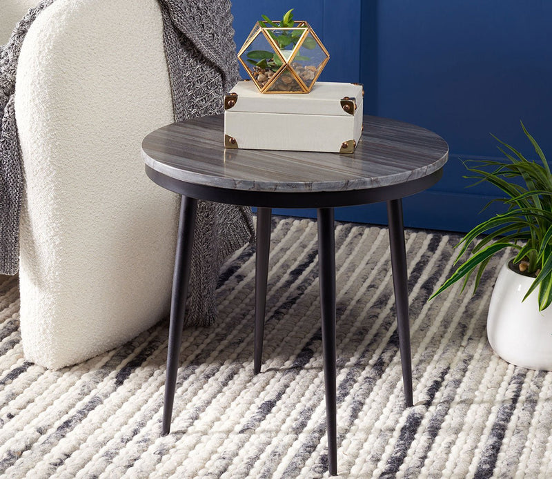 Safavieh Nylah Marble Side Table - Image 1
