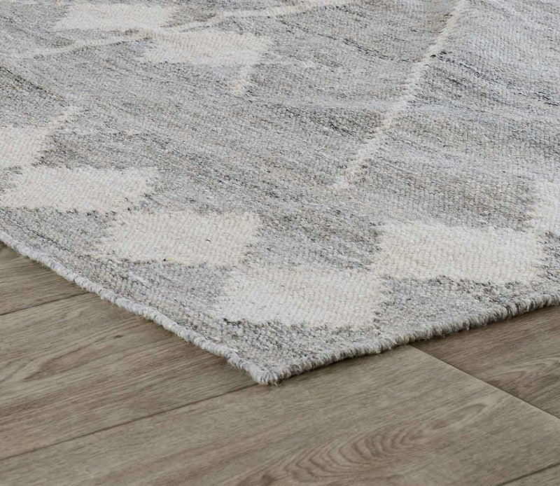 Villa by Classic Home Oasis Gray Multi Hand Woven Area Rug - Image 2