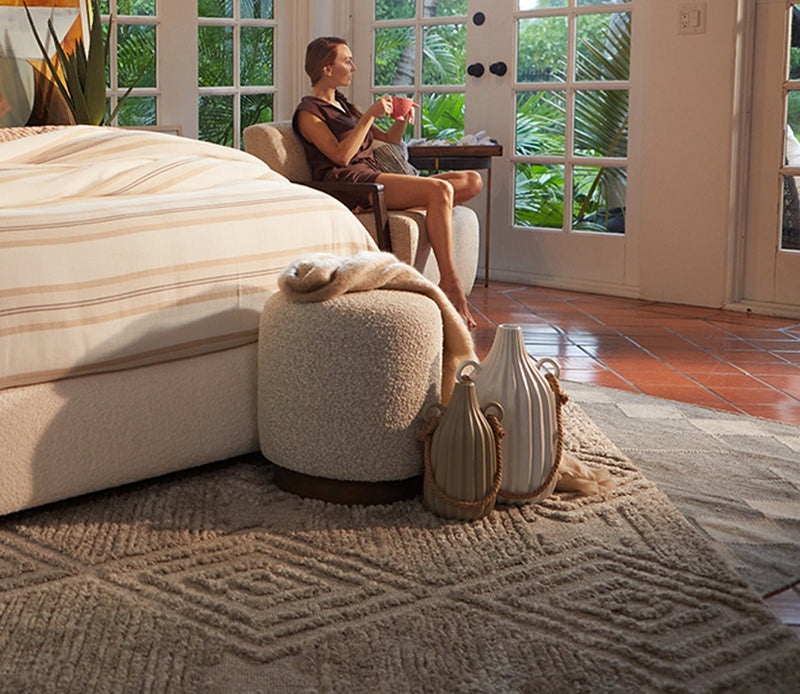 Villa by Classic Home Oasis Gray Multi Hand Woven Area Rug - Image 7