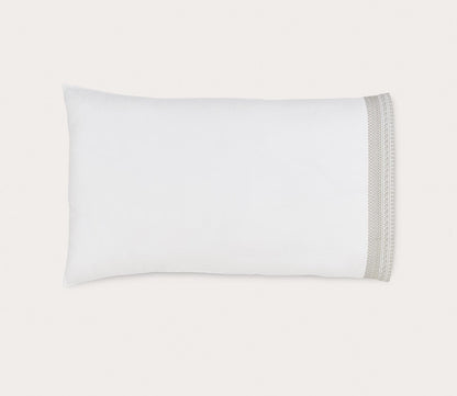 Olivia Embroidered Cotton Percale Pillowcase Set of 2 by CM Home
