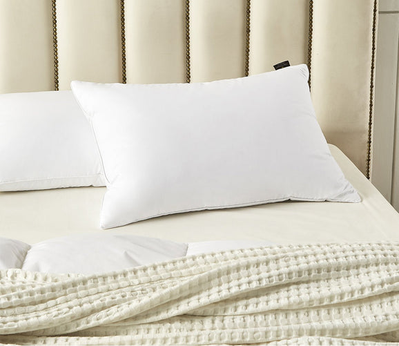 Organic Cotton Softy-Around White Feather and Down Pillow 2-Pack by Farm To Home