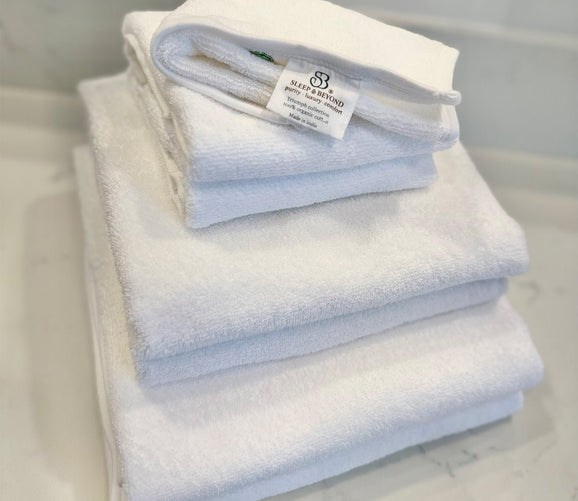 Organic Cotton Terry 6-Piece Bath Towel Set by Sleep & Beyond