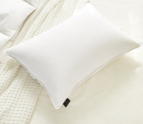 Organic Cotton White Down Pillow by Farm To Home
