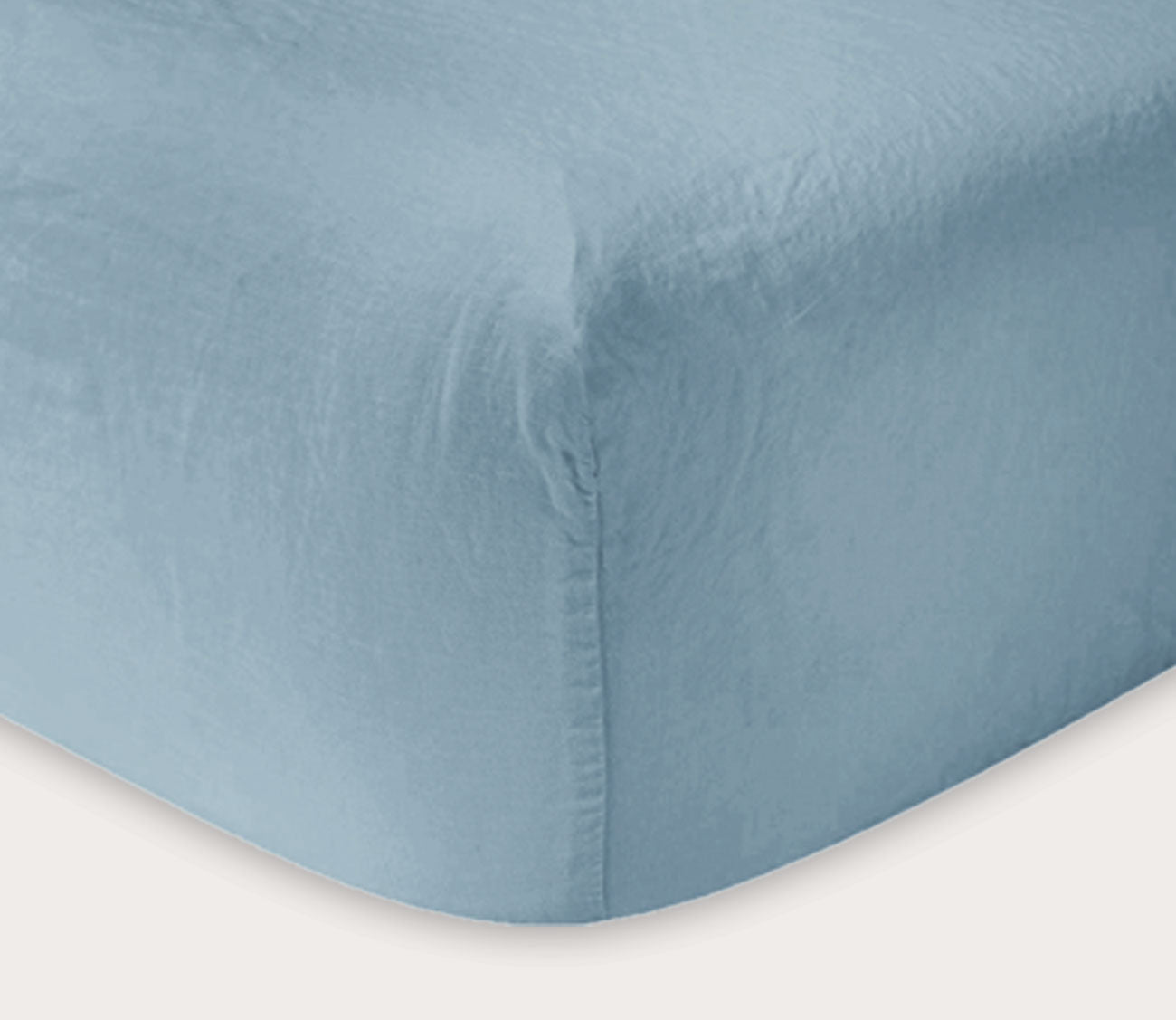 Originel Stone Washed Organic Linen Fitted Sheet by Yves Delorme