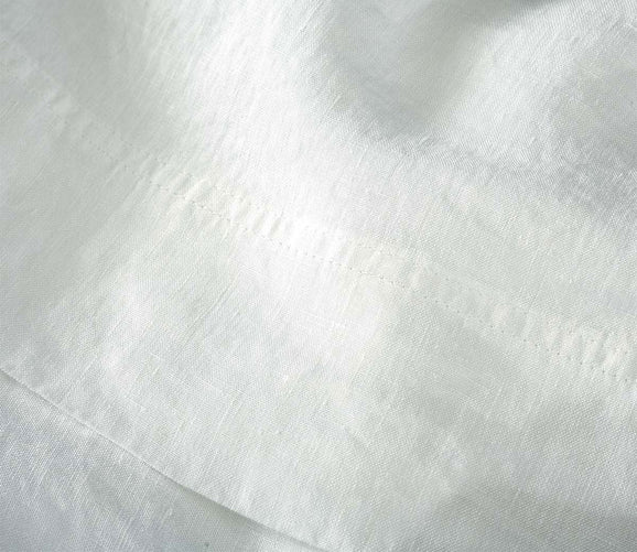 Originel Stone Washed Organic Linen Flat Sheet by Yves Delorme