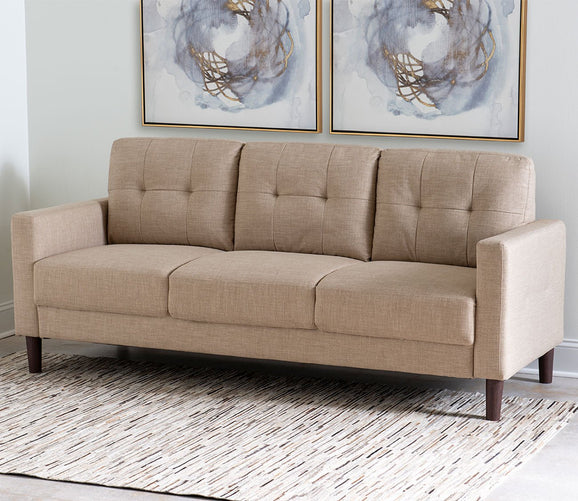 Owen Oatmeal Tufted Fabric Sofa by Legacy Classic