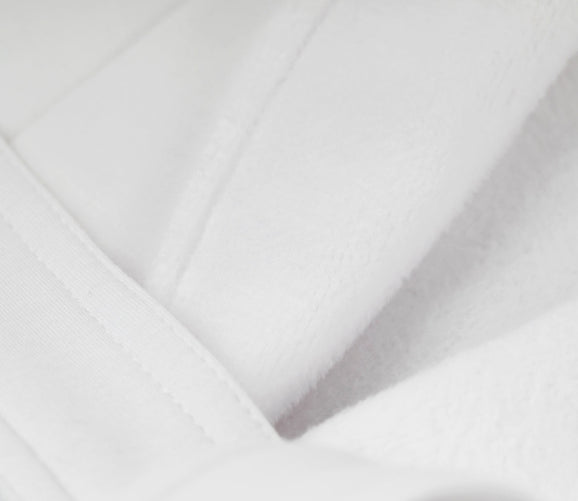 Palma White Cotton Jersey Robe by Blu Sleep