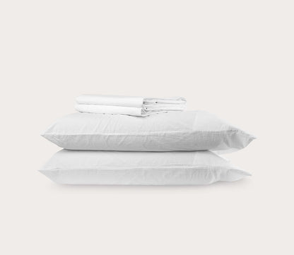 Paradiso Crinkled Organic Cotton Sheet Set by Blu Sleep
