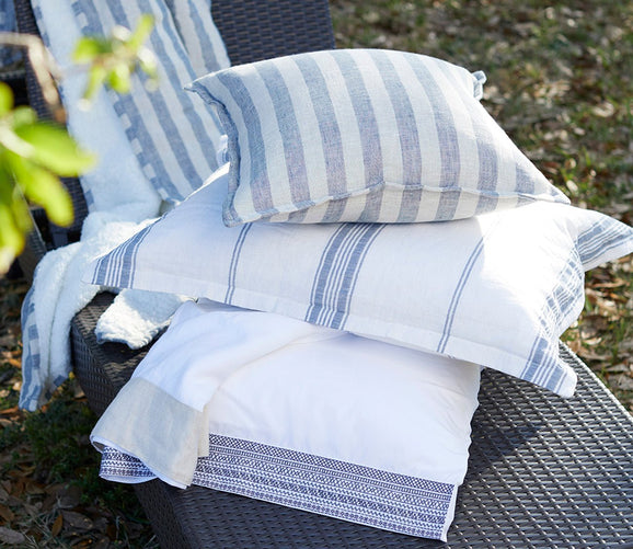 Parker European Linen Pillow Shams by CM Home