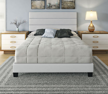 Parker Faux Leather Upholstered Platform Bed by Arkotec