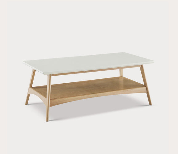 Parker Two-Tone Wood Coffee Table by Madison Park