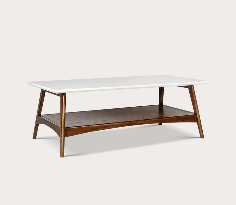 Madison Park Parker Two-Tone Wood Coffee Table - Image 2