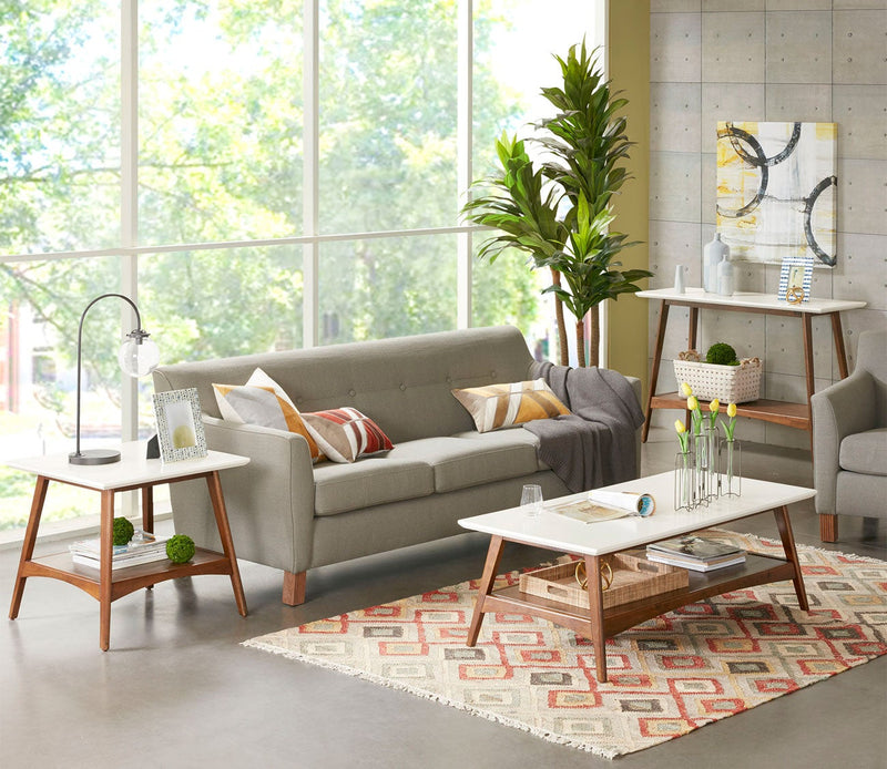 Madison Park Parker Two-Tone Wood Coffee Table - Image 7