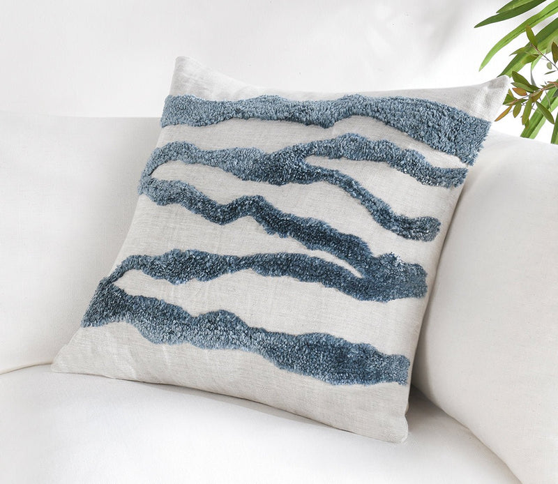 Villa by Classic Home Passage Hand-Tufted Throw Pillow - Image 6