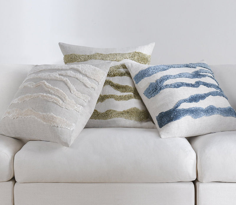 Villa by Classic Home Passage Hand-Tufted Throw Pillow - Image 1