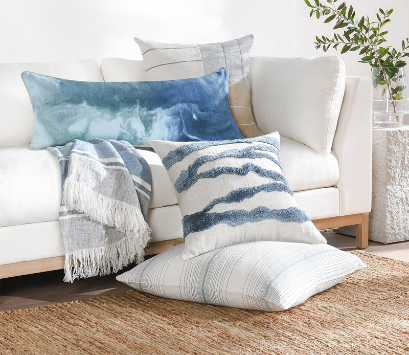 Villa by Classic Home Passage Hand-Tufted Throw Pillow - Image 2