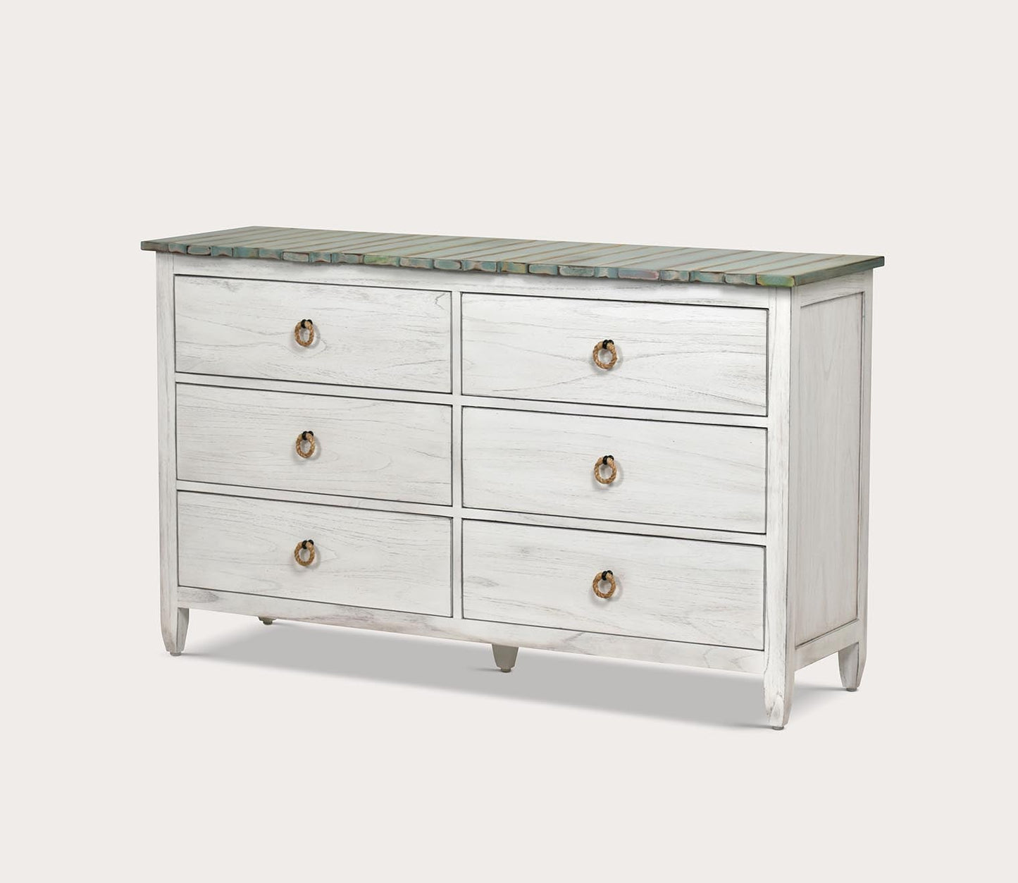 Picket Fence 6-Drawer Solid Wood Dresser - FLOOR SAMPLE by Sea Winds Trading