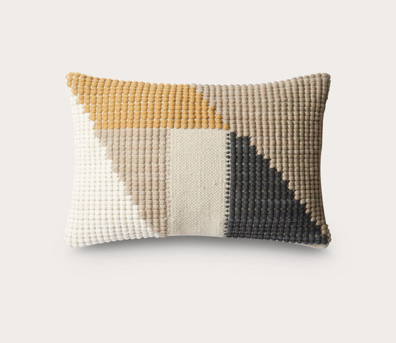 Pieced Block Throw Pillow by Loloi