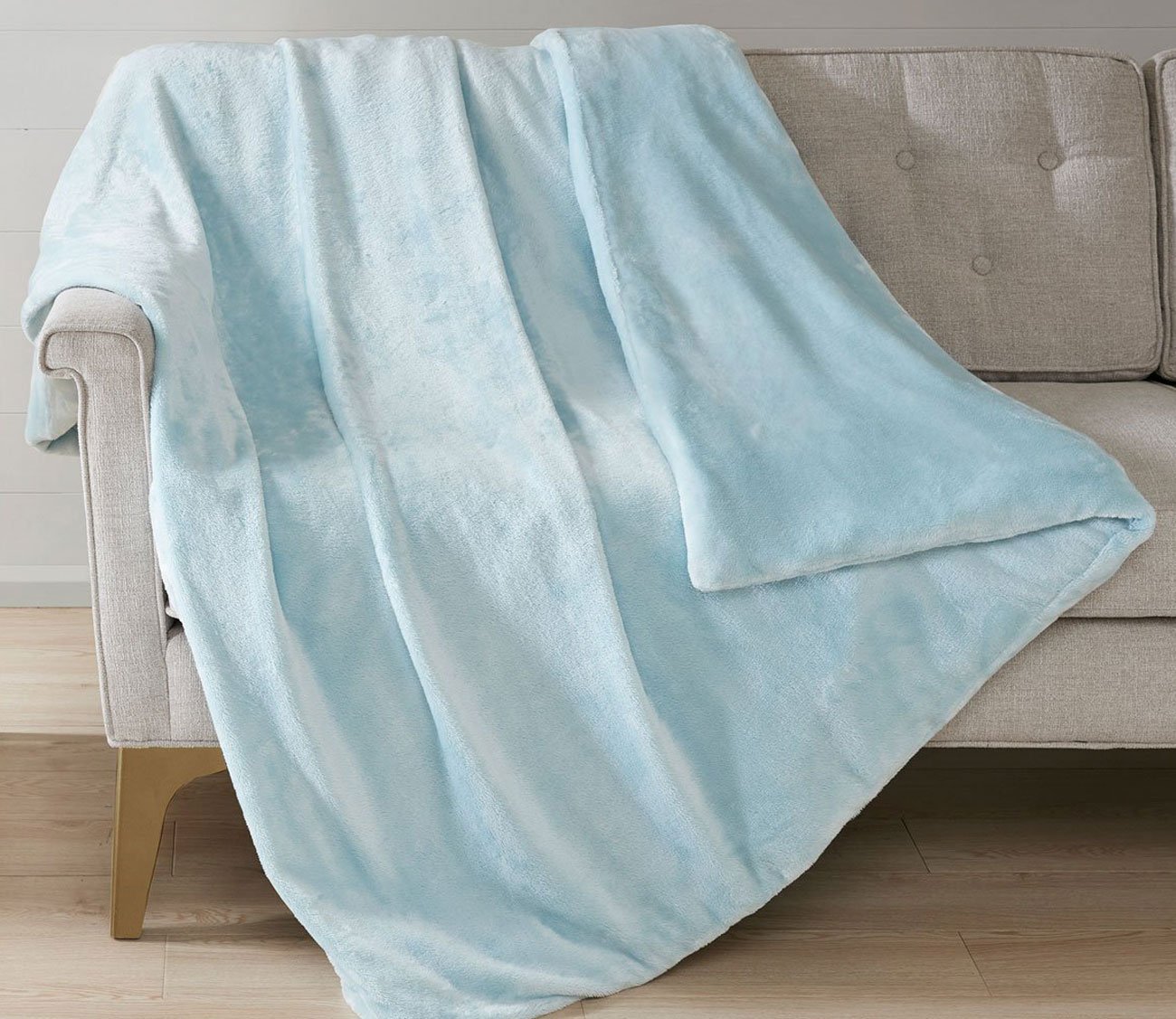 Plush Solid 18 Pound Weighted Blanket by Sleep Philosophy