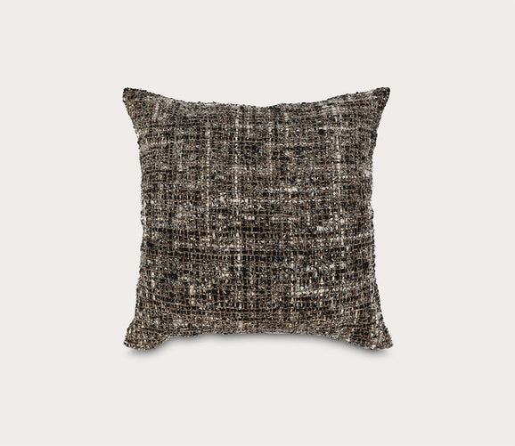 Villa by Classic Home Porter Black Ivory Throw Pillow City Mattress