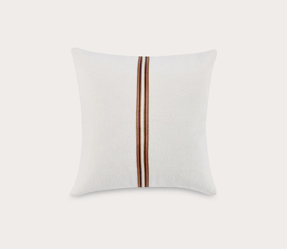 Ralph Ivory Sangria Red Throw Pillow by Villa by Classic Home