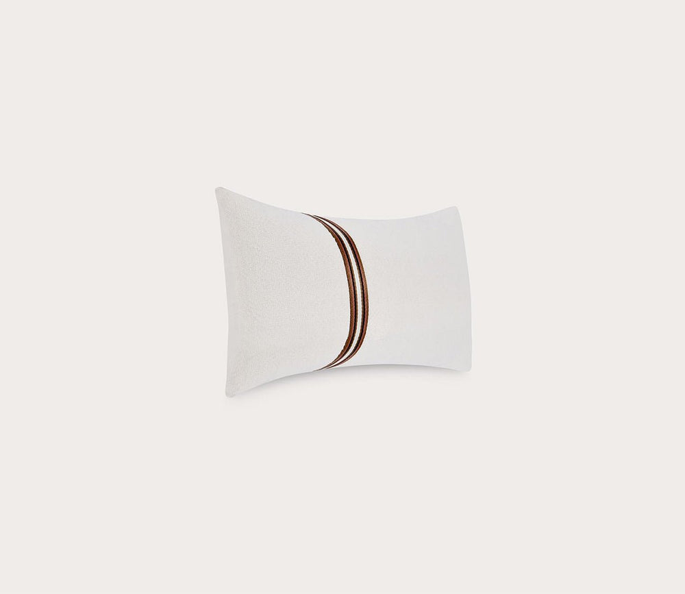 Ralph Ivory Sangria Red Throw Pillow by Villa by Classic Home