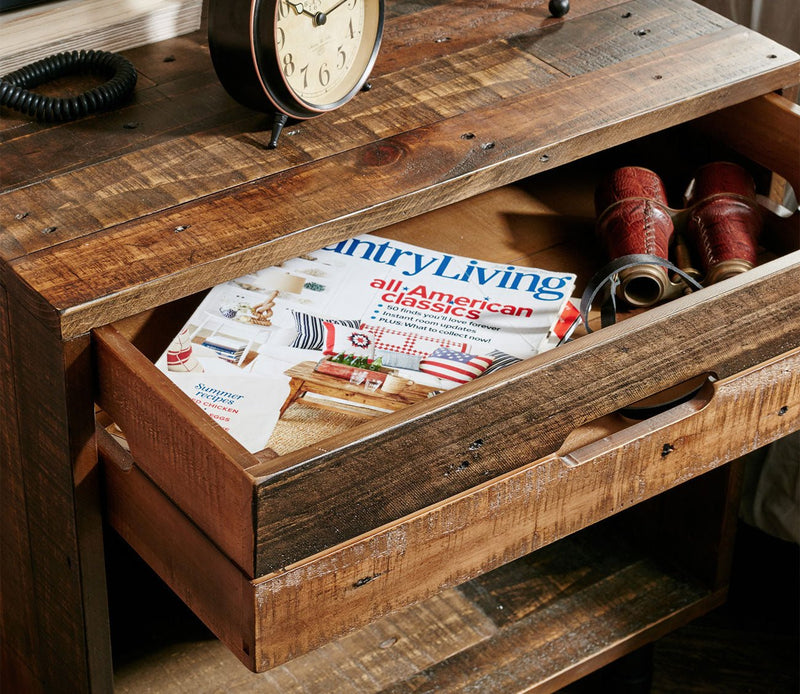 Ink & Ivy Renu 1-Drawer Solid Wood Nightstand - Image 2