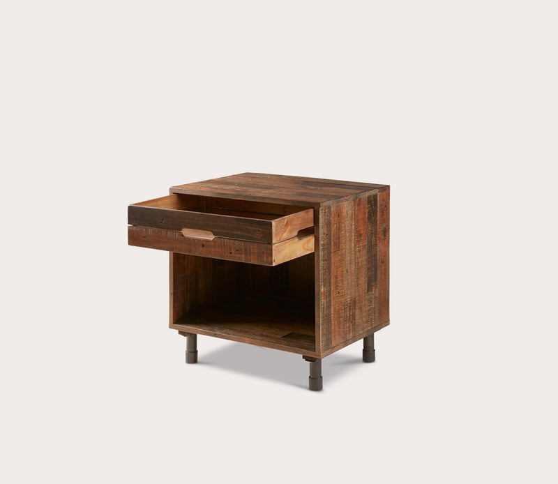 Ink & Ivy Renu 1-Drawer Solid Wood Nightstand - Image 4
