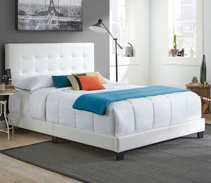 Ripley Faux Leather Upholstered Platform Bed by Arkotec