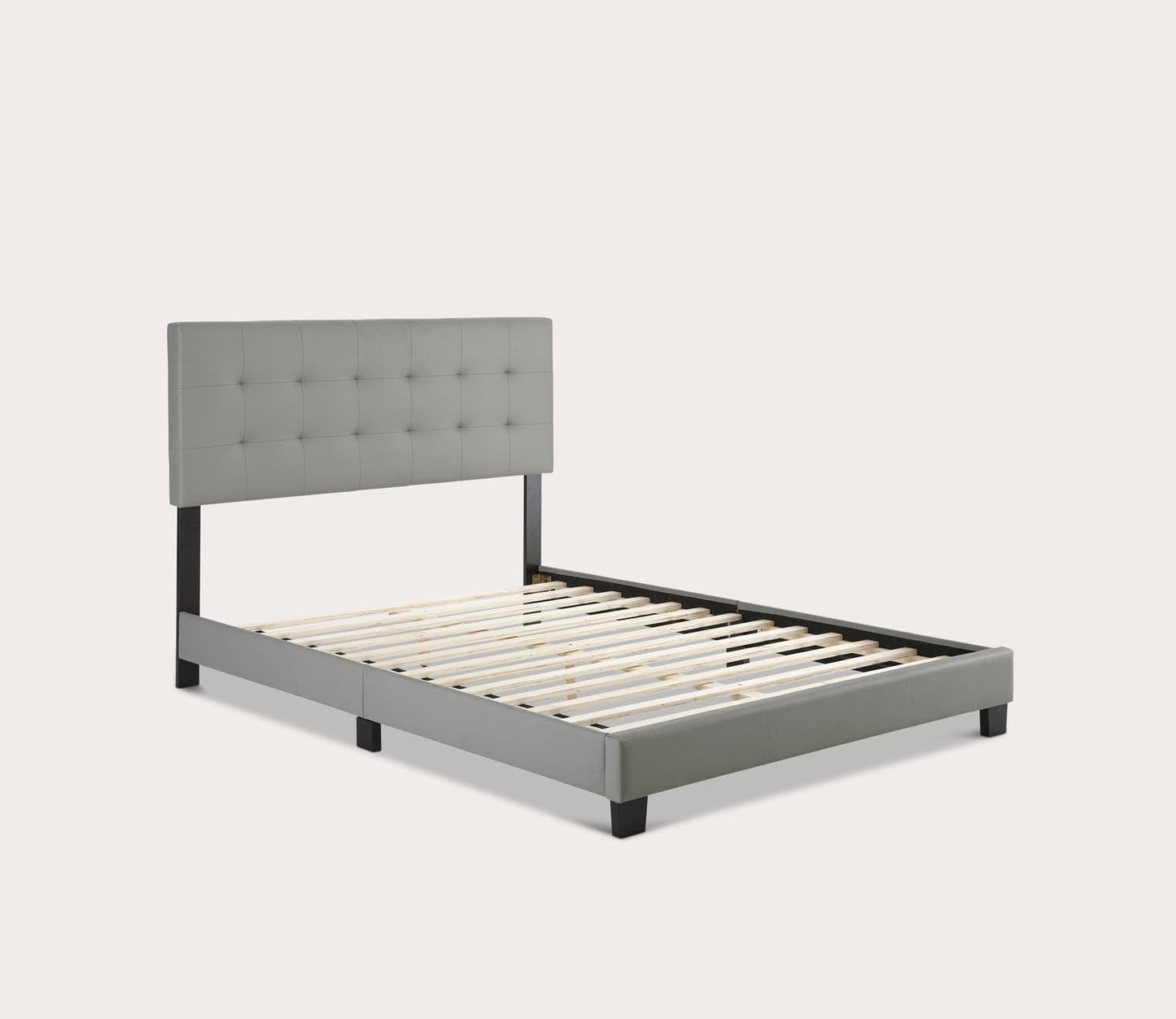 Ripley Faux Leather Upholstered Platform Bed by Arkotec