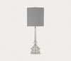 Rivoli Glass Table Lamp by Bassett Mirror
