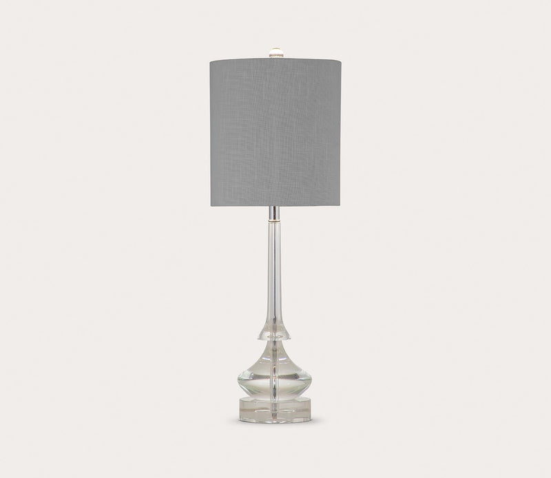 Bassett Mirror Rivoli Glass Table Lamp - Image 1