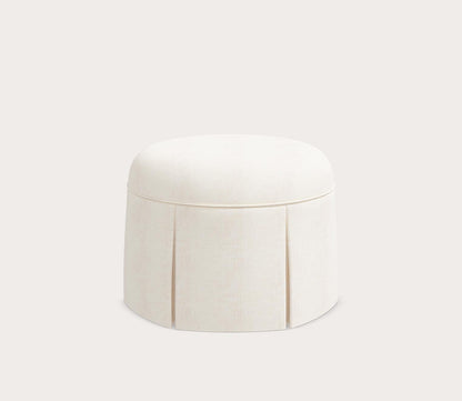 Round Upholstered Ottoman by Skyline Furniture