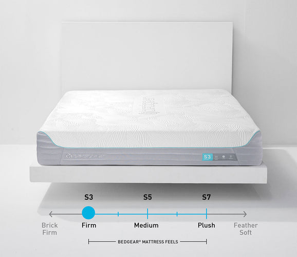 S3 Performance Firm Memory Foam Mattress by Bedgear