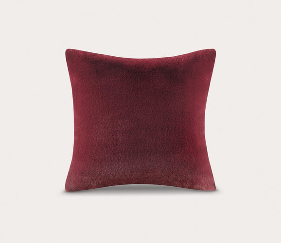 Sable Faux Fur Square Throw Pillow by Croscill