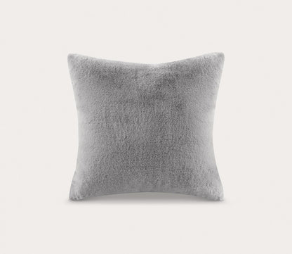 Sable Faux Fur Square Throw Pillow by Croscill