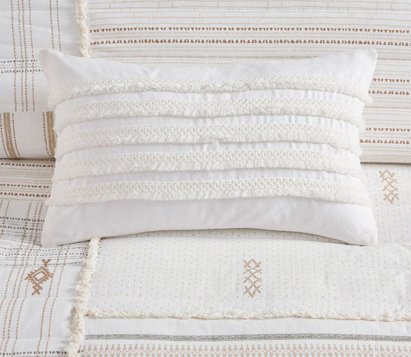 Salar Printed Cotton Coverlet by INK + IVY