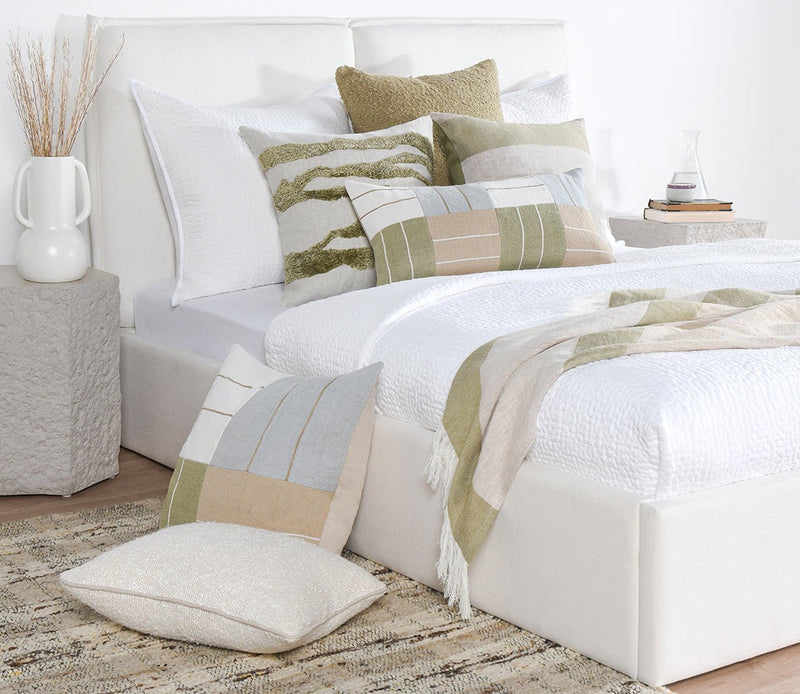 Villa by Classic Home Sava Ivory Throw Pillow - Image 2