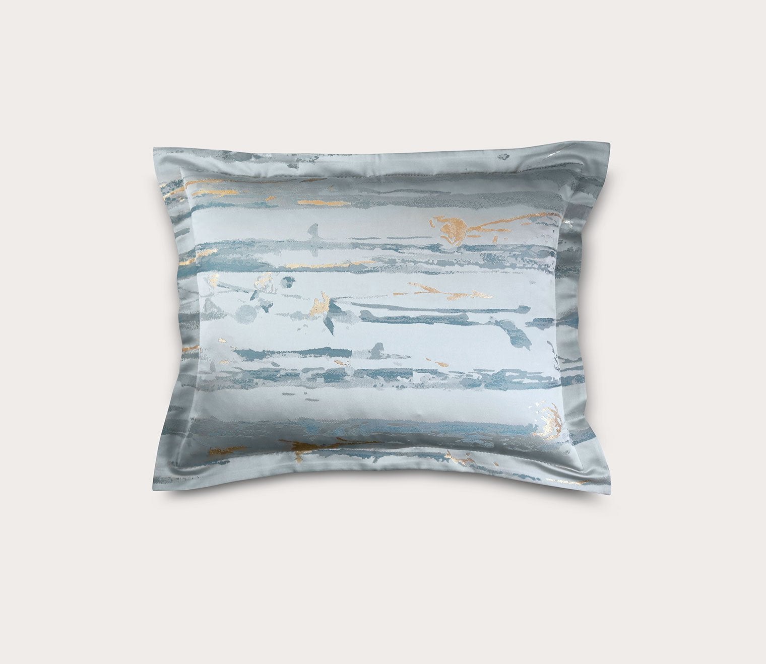 Serenity Blue Abstract 3-Piece Duvet Cover Set by Ann Gish