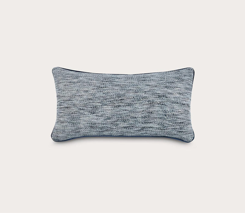 Villa by Classic Home Sharma Denim Blue Throw Pillow - Image 6