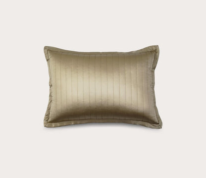 Silk Charmeuse Quilted Throw Pillow by Ann Gish