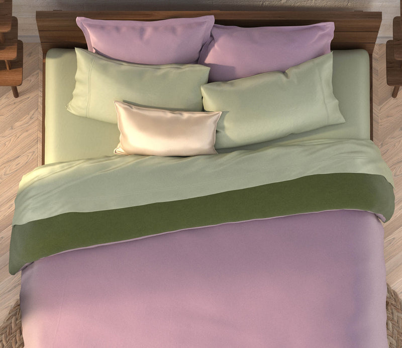 PureCare Soft Touch Bamboo Reversible Duvet Cover and Sham Set Separates - Image 15