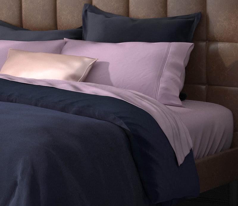 PureCare Soft Touch Bamboo Reversible Duvet Cover and Sham Set Separates - Image 4