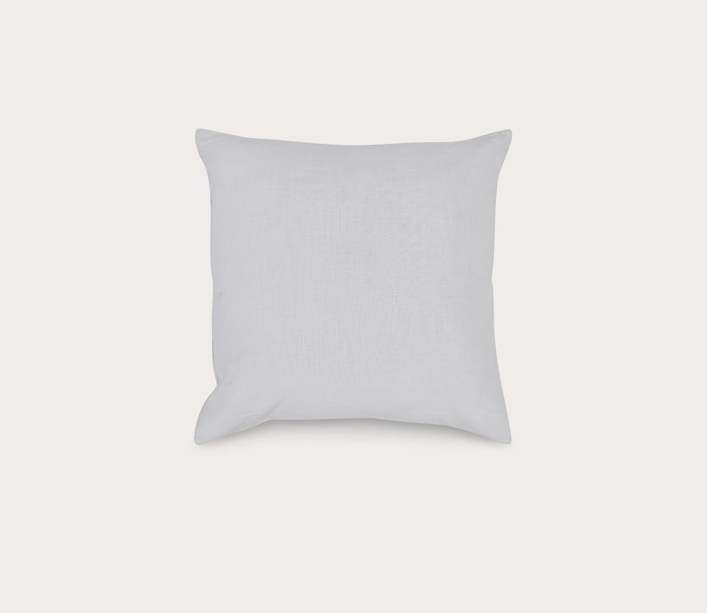 Steam Sea Fog Blue Ivory Throw Pillow by Villa by Classic Home