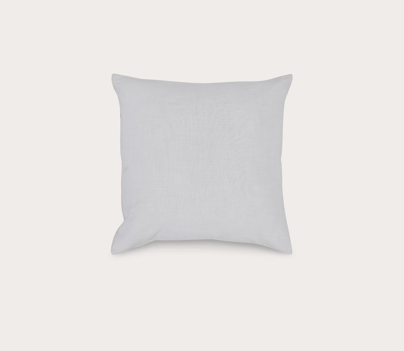 Villa by Classic Home Steam Sea Fog Blue Ivory Throw Pillow - Image 4