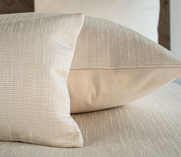 Strata Woven Texture Throw Pillow by Ann Gish